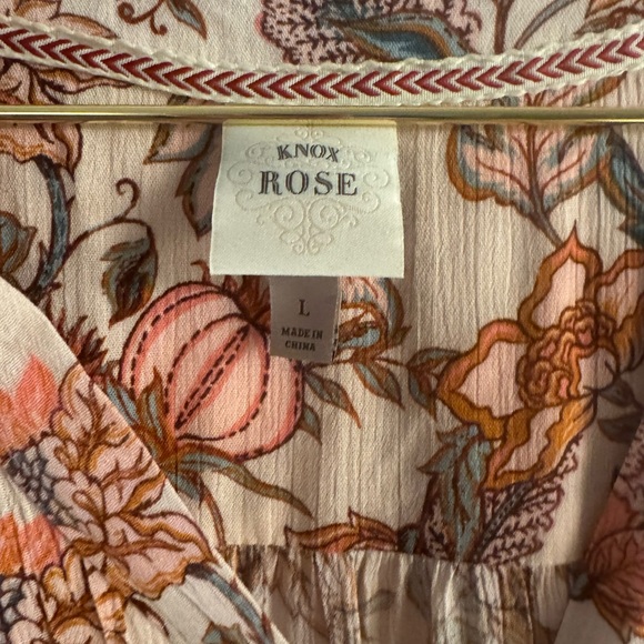 Knox Rose Multicolor Floral Maxi Dress - Picture 3 of 3